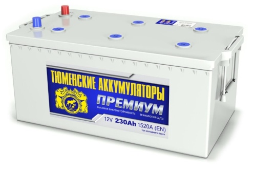 Аккумулятор Tyumen Battery PREMIUM 230Ah 1520A  518x275x242 мм