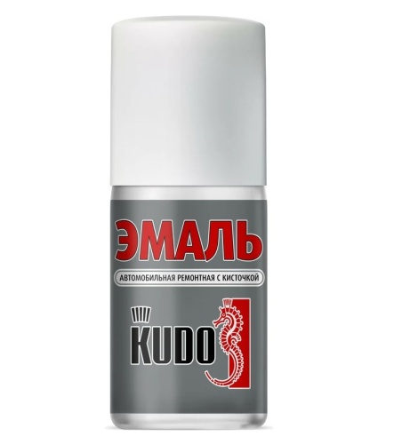 KUDO Эмаль автомобильная ремонтная с кисточкой Белое облако 240 KUDO KU70240BB