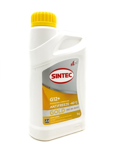 Антифриз Sintec Gold G12+ желтый (1кг) 800525