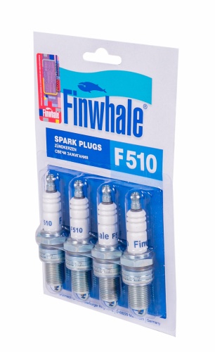 Finwhale Свеча зажигания F-510 (4 шт.) (NGK BPR6ES11) LADA 2108-15 инж. 8кл.