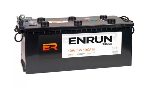 Аккумулятор ENRUN Truck 190 А/ч R+ (4) 510x218x225 EN 1200А 	EST1904RT