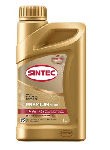 Sintec Premium 9000 5W30 ACEA A3/B4 (1л) 600102