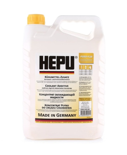 HEPU  Антифриз  Coolant G11 концентрат желтый 5 л P999YLW005