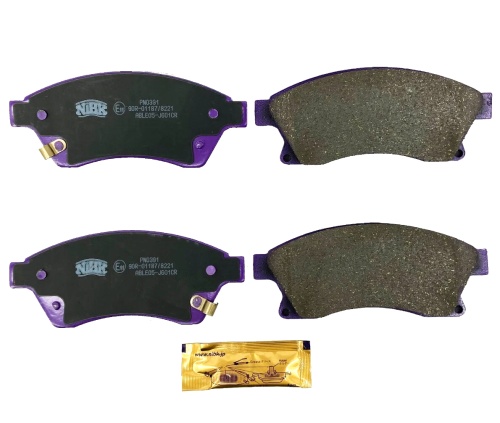 Тормозные колодки передние NIBK PN0391 (GDB1847) CHEVROLET Cruze 09>, OPEL Astra J 16 диск