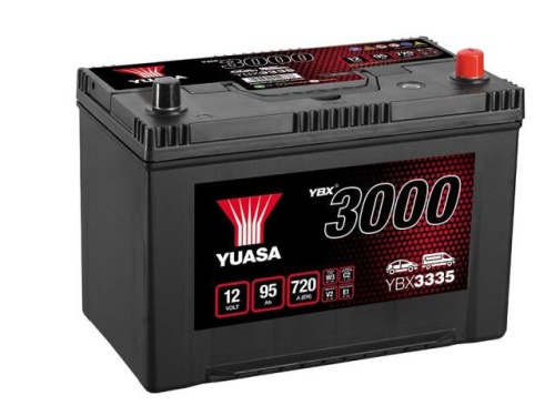 Аккумулятор Yuasa 95Ah 720A Asia (борт) об. пол (- +) 306x175x225