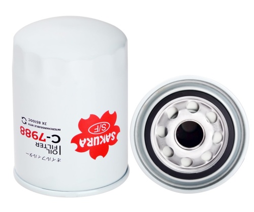 Sakura Фильтр масляный C7988 (Foton FT404, FT504, Taishan TS554, WP928/82)