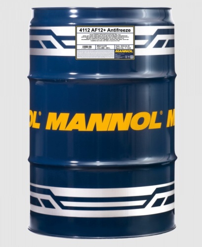 Mannol Antifreeze AF12+ Longlife 4112 (208л) 2054/MN4112DR