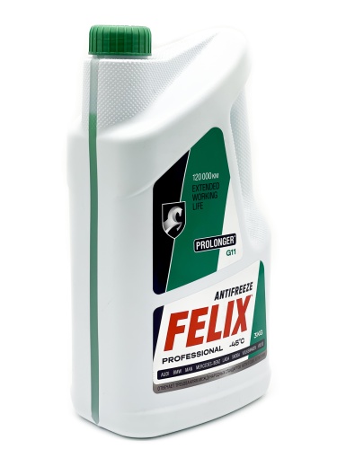 Антифриз FELIX PROLONGER -40 зеленый  (3кг) 430206327