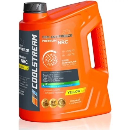 Антифриз Cool Stream NRC -40 желтый (5л) CS010102YE
