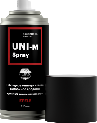 EFELE UNI-M SPRAY Гибридное универсальное смазочное средство (210 мл) 0094298