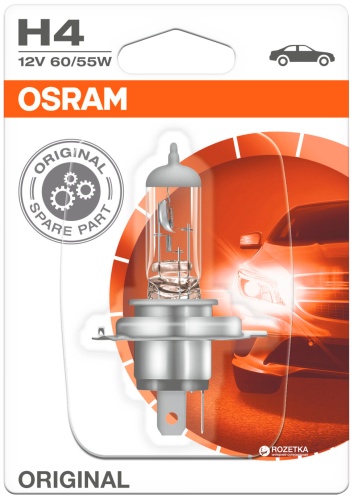 Osram 6419301B Автолампа головного света Н4 60/55W 12V P43T (блистер 1шт.)