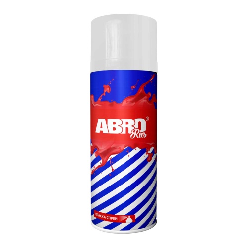 ABRO Краска-спрей белая 473мл (SPO040R)