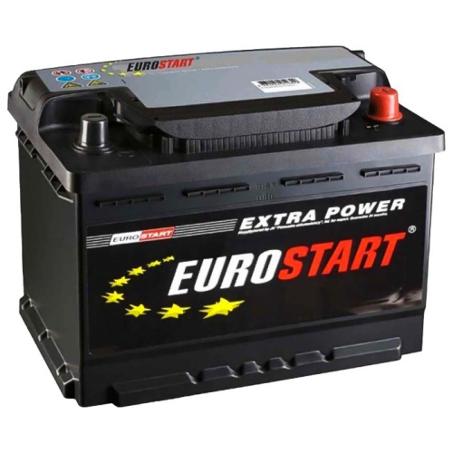 Аккумулятор EUROSTART Extra Power EU620 62Ah 500A низкий пол обр(- +) 242х175х175