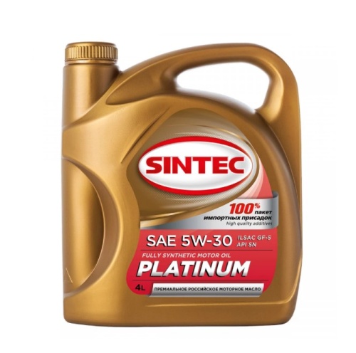 Sintec Platinum 5W30 ILSAC GF-5 API SN (4л) 801973