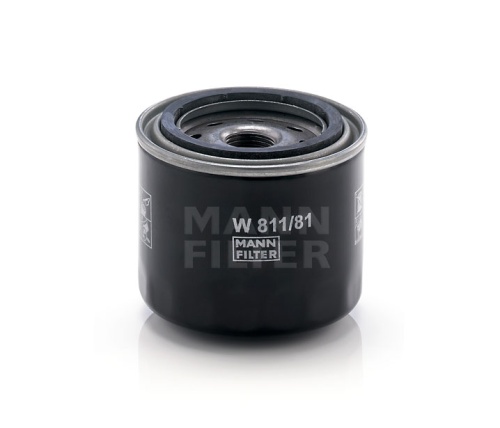 Фильтр масляный MANN W811/81 Yanmar 4TNV98, Perkins 103/104 