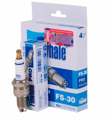 Finwhale Свеча зажигания FX-510 E/ FS-30 (4 шт.) (NGK BPR6ES11) LADA 2108-15 инж. 8кл.