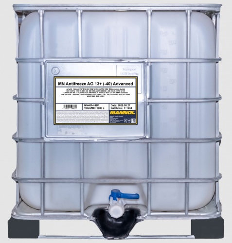 Mannol Antifreeze MN AG13+ -40 (1000л) MN4014-IBC