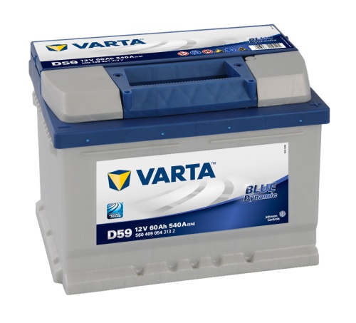 Аккумулятор VARTA Blue Dynamic 60А/ч 540A 242x175x175 D59 (- +) 560 409 054 313 2