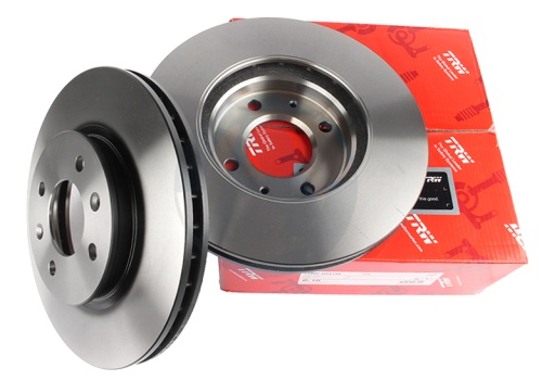 Тормозной диск передний TRW DF6198 HYUNDAI Solaris (11-) KIA Rio (11-)  (1шт.) 