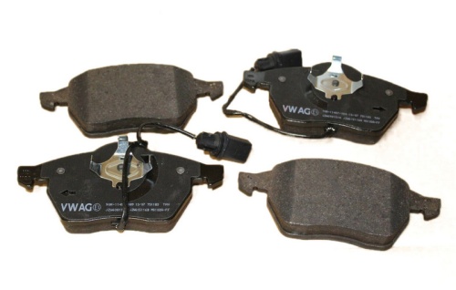 Volkswagen Колодки тормозные дисковые передние JZW698151 для Skoda, Volkswagen, SEAT (4 шт.)