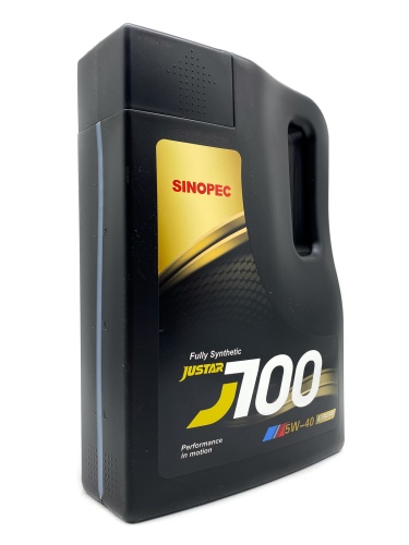 Sinopec JUSTAR J700 A3/B4 5W-40 Engine Oil 4л 0609100063010005 Масло синтетическое