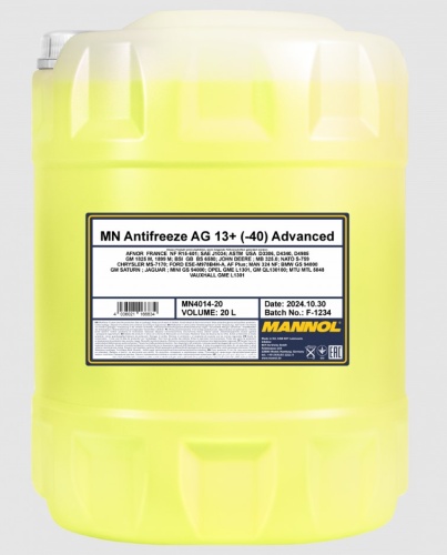 Mannol Antifreeze MN AG13+ -40 (20л) 401420