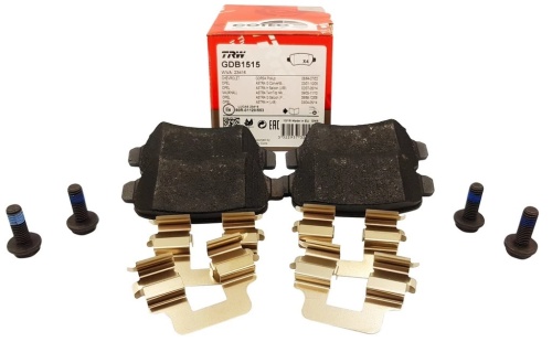 Дисковые тормозные колодки задние TRW GDB1515 для Chevrolet, Kia, Opel (4 шт.)