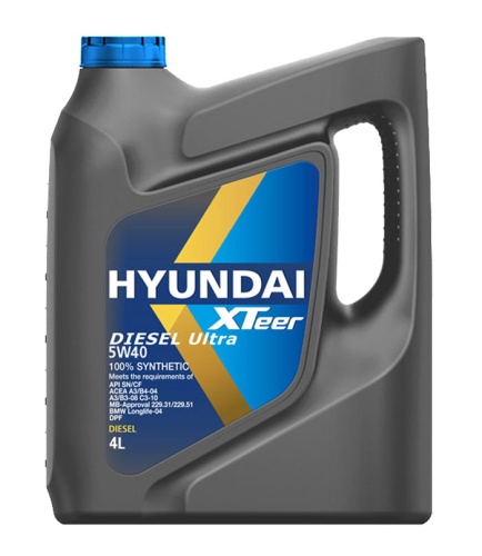 HYUNDAI XTeer DIESEL D800 SAE 5W-40 C3 (4л) 1041223