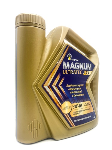 Роснефть Magnum Ultratec А3 5w40 (4л) 40816442