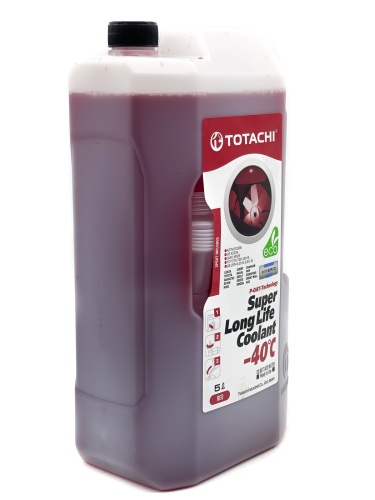 TOTACHI SUPER LONG LIFE COOLANT Red -40C 5л жидкость низкозамерзающая 41805