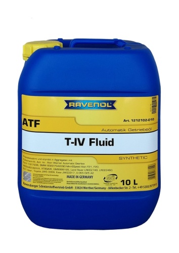 Ravenol ATF T-IV Fluid (10л) 1212102-010-01-999/4014835733046