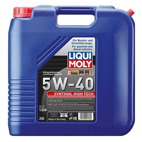 LIQUI MOLY Synthoil High Tech 5w40 (20л) 1308