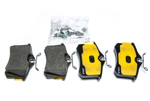 Volkswagen Колодки тормозные дисковые задние JZW698451D для Volkswagen, Audi, Skoda, SEAT (4 шт.)