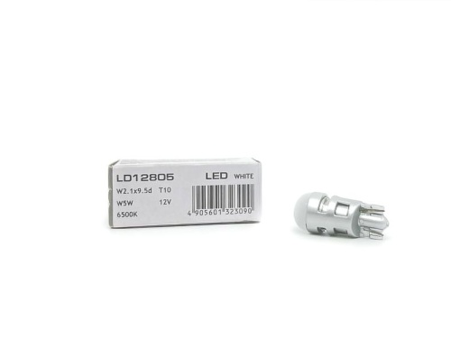 LYNX LD12805 Лампа светодиодная W5W T10 12V W2,1x9,5d SMDx1 6500K 