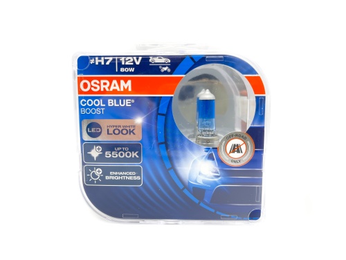 Osram 62210CBBHCB COOL BLUE BOOST Комплект ламп H7 12V 55W PX26d цв.температура 5500К (2шт)