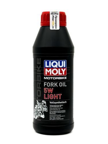 LIQUI MOLY Синтетическое масло для вилок и амортизаторов Motorbike Fork Oil Light 5W 0,5л 1523