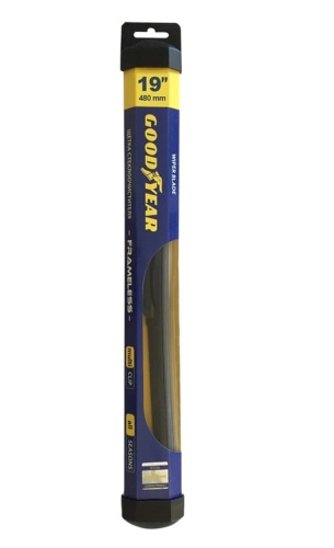 Бескаркасная щетка стеклоочистителя Goodyear FRAMELESS 19"/48 cm всесезонная, MULTICLIP GY000419