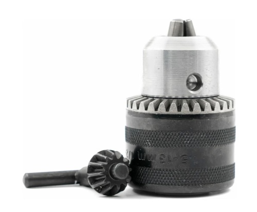 Патрон сверлильный Bohre трехкулачковый с ключом 1,5-13 мм конус B16