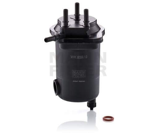 Фильтр топливный MANN WK939/9x (7701063611) NISSAN RENAULT 1.5 dCi под датчик воды