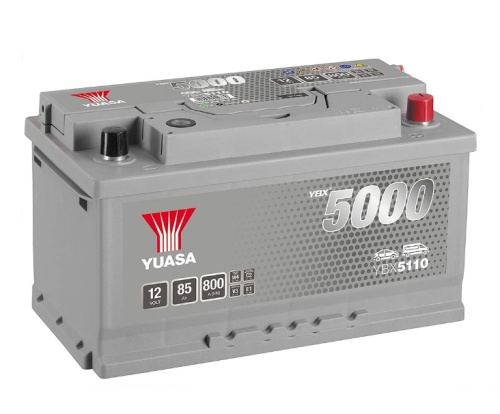 Аккумулятор Yuasa 85Ач 800А ОП низкий пр. пол (+ -) 315х175х175