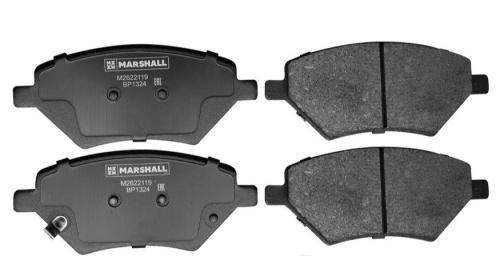 Marshall Колодки тормозные дисковые передние M2622119  