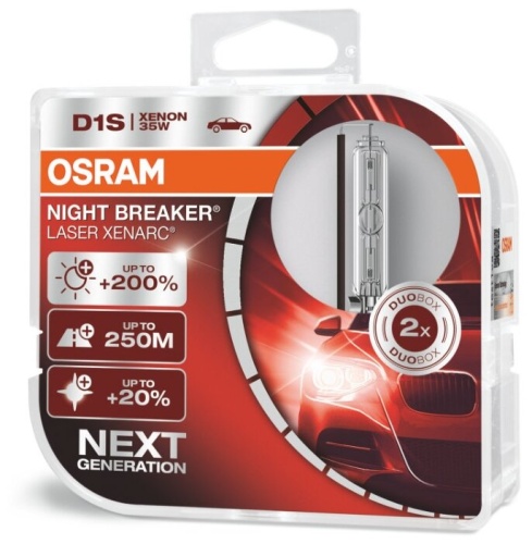 Osram 66140XNL-HCB Лампа ксеноновая XENARC NIGHT BREAKER LASER D1S 35W 2 шт