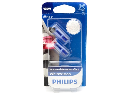 PHILIPS 12961NBVB2 Лампа галогеновая W5W WhiteVision 12V 65W B2(Снят с производства)