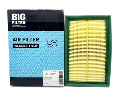 Фильтр воздушный BIG FILTER GB973 (C28100, C28145) FORD Transit 2007/ 2014 2.2TDCi задний/ полный пр