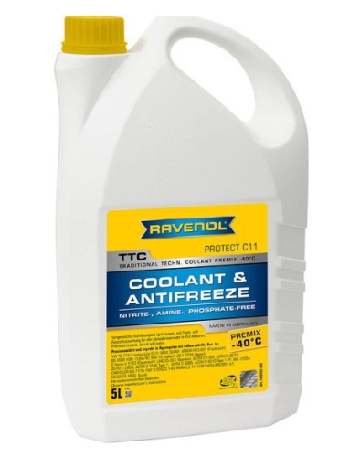 Ravenol Антифриз -40 С (5л) желтый