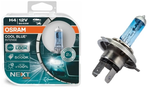 Osram 64193CBN-HCB  COOL BLUE INTENSE Лампа 12V H4 60/55W P43t  2 шт. DUOBOX 