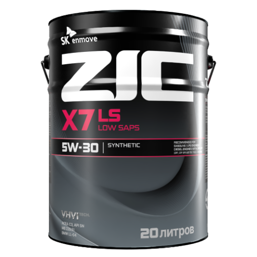 ZIC X7 LS 5w30 (20л) 192619