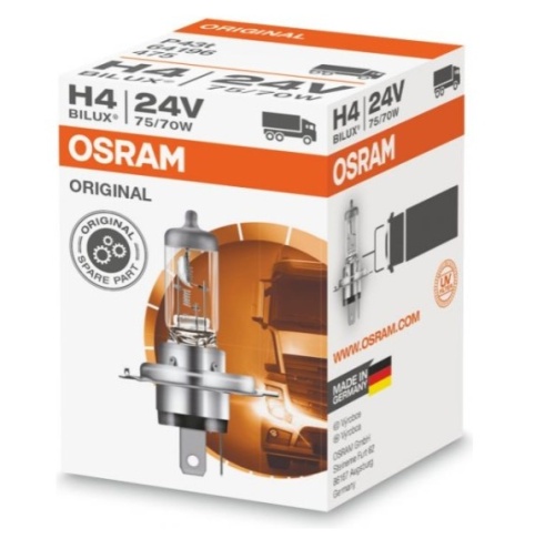 Osram 64196TSP Автолампа H4 (75/70W 24V) Truckstar Pro 1шт