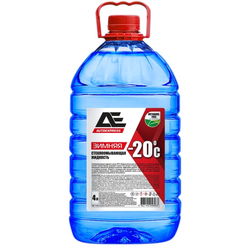 Жидкость омывателя незамерзающая -20C AUTO EXPRESS ПЭТ готовая 4 л AE1120
