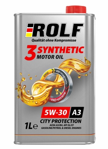 Rolf 3-SYNTHETIC ACEA A3/B4 5w30 (1л) металл 322550